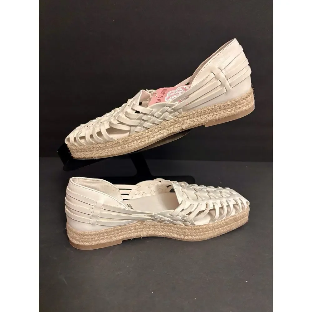 NWT Sam & Libby Women’s Asha Espadrille White 9